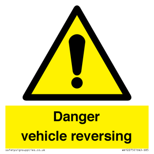 Danger Vehicles Reversing